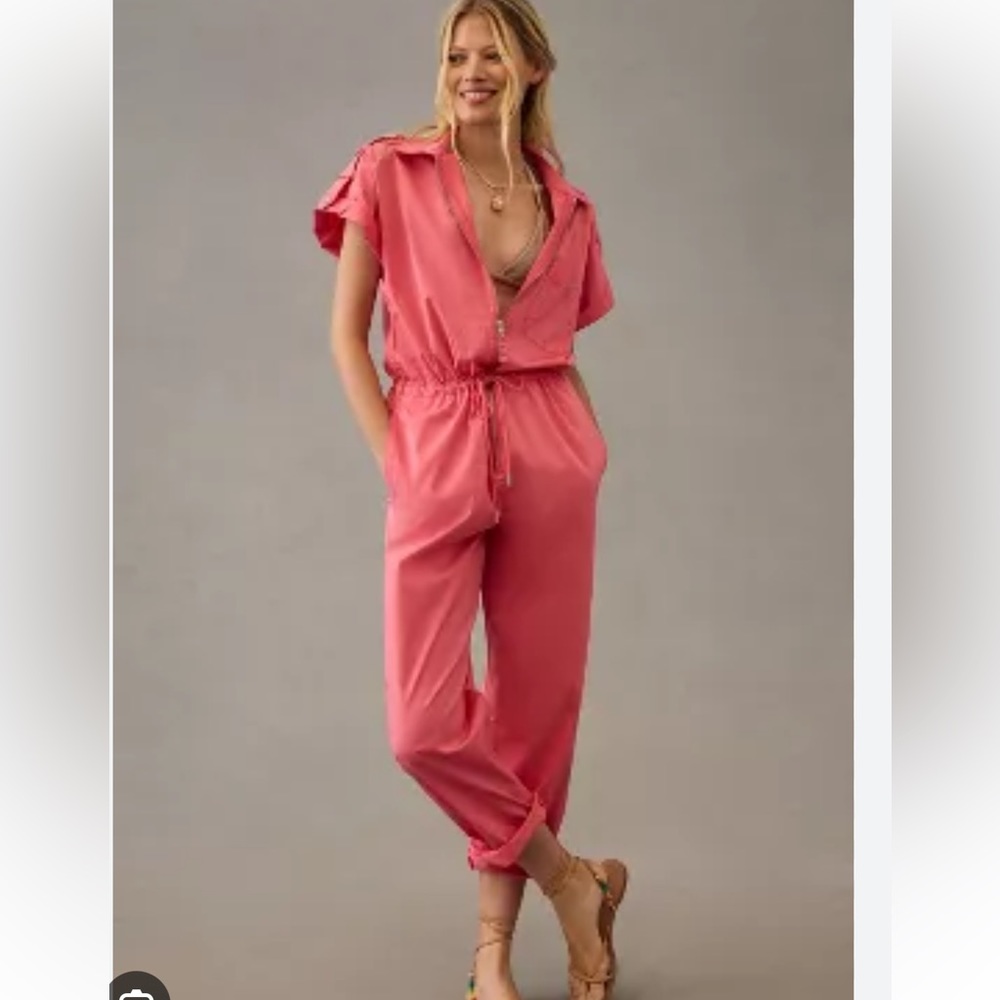 NWT Pistola Jordan Jumpsuit in Pink Punch XS S